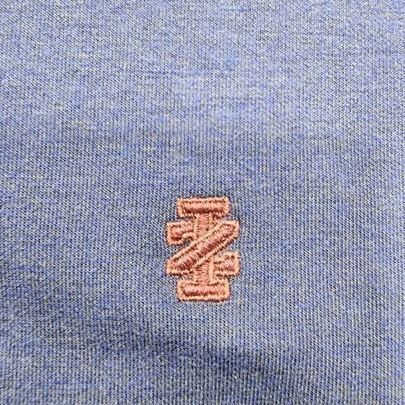 IZOD Sweatshirt Mens XXL Blue Burgundy Advantage Performance Crew Neck Pullover - Picture 3 of 11